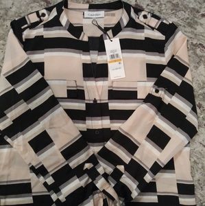 Women's calvin Klein button up shirt